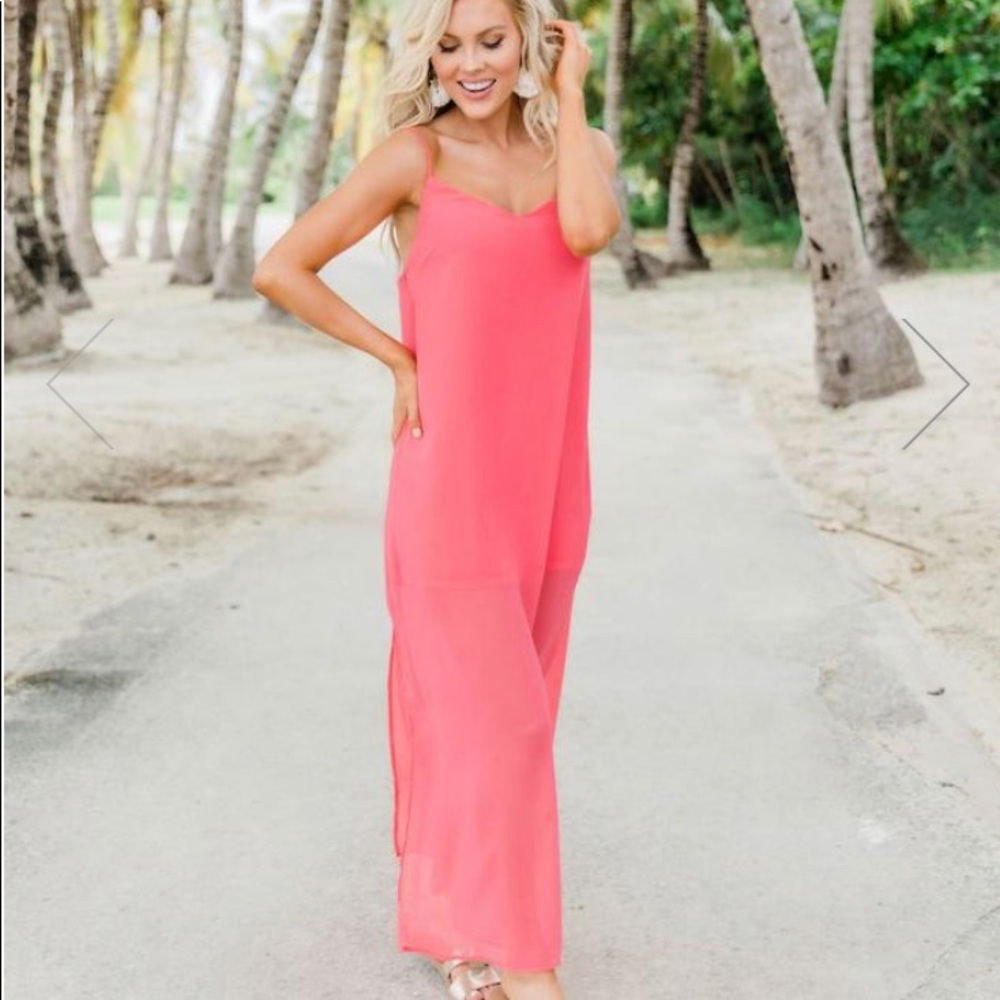 Pink Lily maxi dress